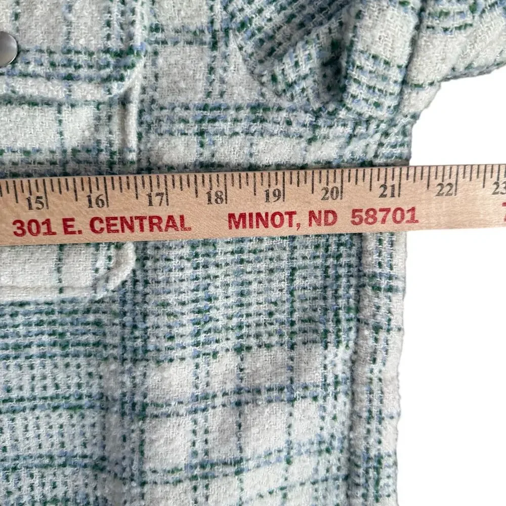 Blue B Shacket Jacket Women's Size L Large Green Plaid